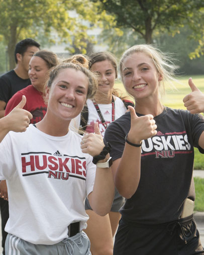 NIU students